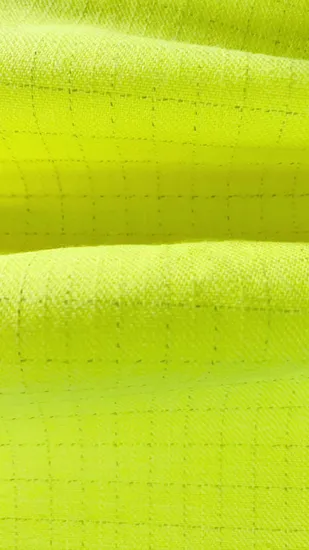 250GSM Modacrylic Cotton High Visibility Fire Resistant Fabric En20471