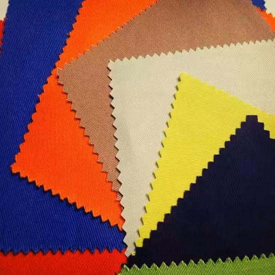 60% Cotton 40% Polyester CVC Fire Retardant Twill Fabric for Fr Overall