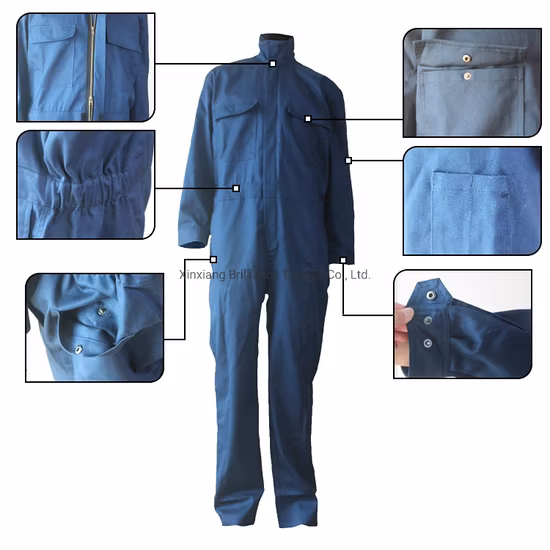 Industrial Durable Fire Retardant Oil Workers Fr Flameproof Clothing Nfpa2112